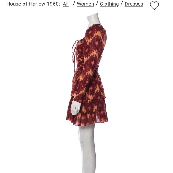 House of harlow 1960 printed dress - Picture 4 of 9